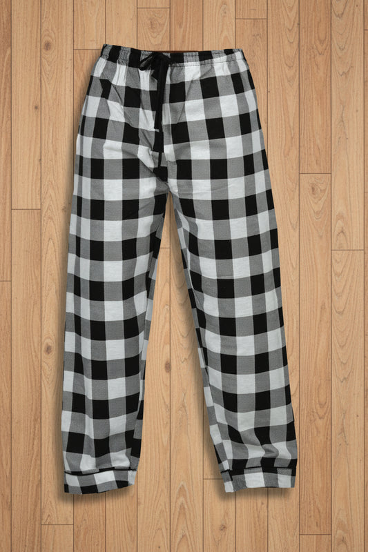 Men's Lounge Pants / Pajama Bottoms / Sleep Pants, 100% Cotton Flannel