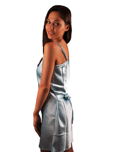 Women's Chemise, Satin with Belt