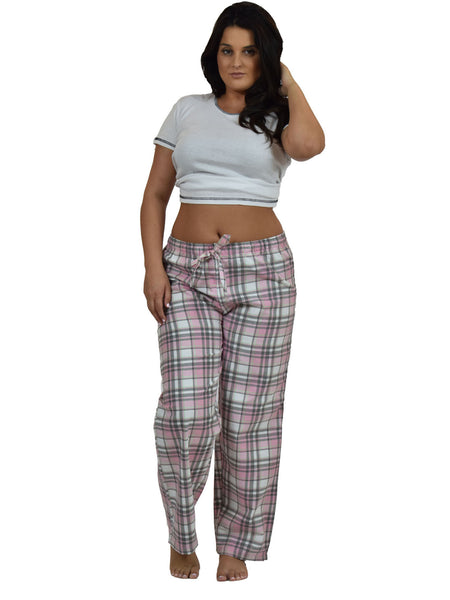 Women's Lounge Pants / Pajama Bottoms / Sleep Pants, 100% Cotton Flannel
