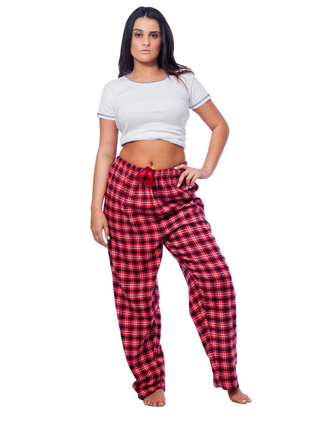 Women's Lounge Pants / Pajama Bottoms / Sleep Pants, 100% Cotton Flannel