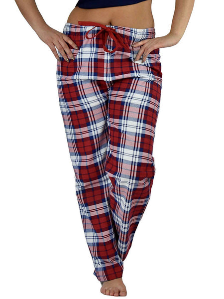 Women's Lounge Pants / Pajama Bottoms / Sleep Pants, 100% Cotton Flannel