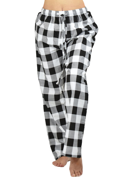 Women's Lounge Pants / Pajama Bottoms / Sleep Pants, 100% Cotton Flannel