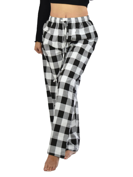 Women's Lounge Pants / Pajama Bottoms / Sleep Pants, 100% Cotton Flannel