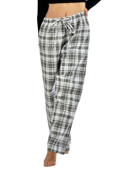 Women's Lounge Pants / Pajama Bottoms / Sleep Pants, 100% Cotton Flannel
