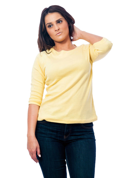 Women's Knit Boat Neck Top, 6-Piece Multicolor Combo