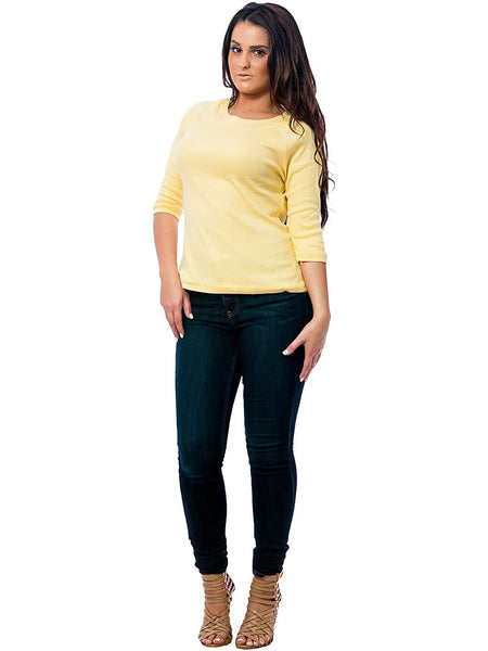 Women's Knit Boat Neck Top, 6-Piece Multicolor Combo