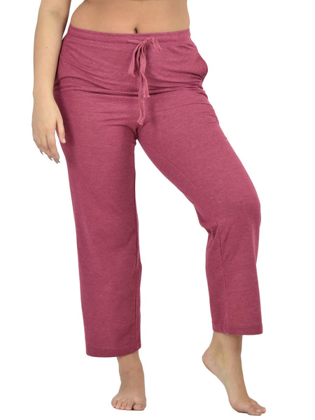 Women's Lounge Pants / Pajama Bottoms / Sleep Pants, 100% Cotton Knit