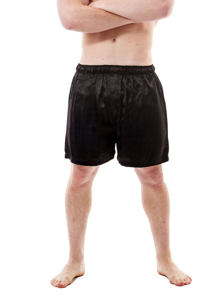 Men's Robe and Shorts / Boxers Set, Satin