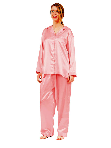 Women's Pajama Set / Pajamas / Pyjamas / PJs, Satin, Classic Style