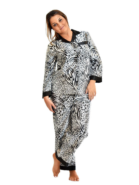Women's Pajama Set / Pajamas / Pyjamas / PJs, Satin, Various Prints