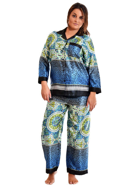 Women's Pajama Set / Pajamas / Pyjamas / PJs, Satin, Various Prints