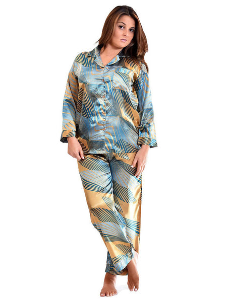 Women's Pajama Set / Pajamas / Pyjamas / PJs, Satin, Various Prints