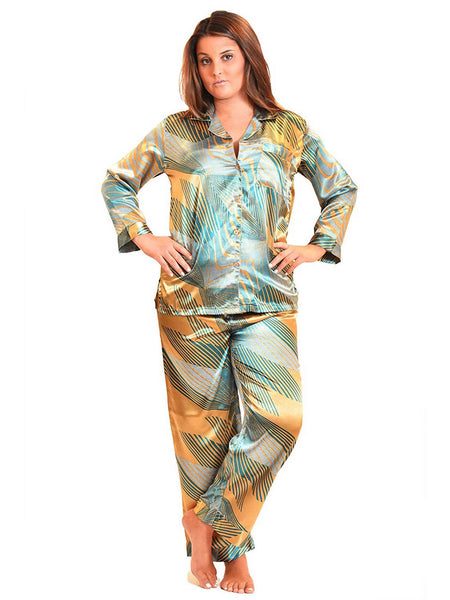 Women's Pajama Set / Pajamas / Pyjamas / PJs, Satin, Various Prints