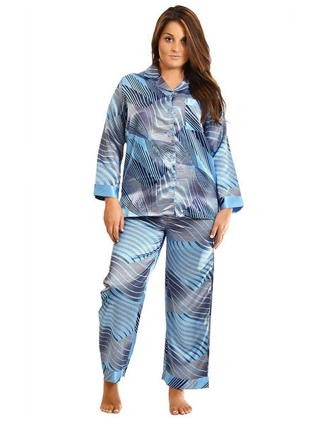 Women's Pajama Set / Pajamas / Pyjamas / PJs, Satin, Various Prints