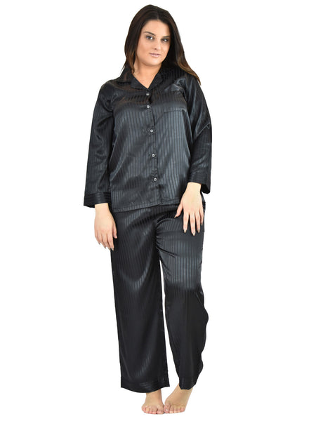 Women's Pajama Set / Pajamas / Pyjamas / PJs, Satin, Striped
