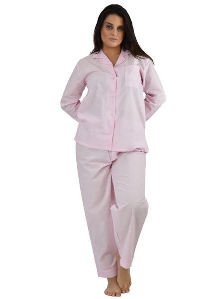 Women's Pajama Set / Pajamas / Pyjamas / PJs, 100% Cotton, Solid Colors