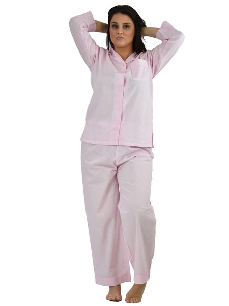 Women's Pajama Set / Pajamas / Pyjamas / PJs, 100% Cotton, Solid Colors