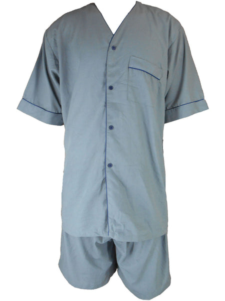 Men's Pajama Set / Pajamas / Pyjamas / PJs, Woven, Short Sleeve with Shorts