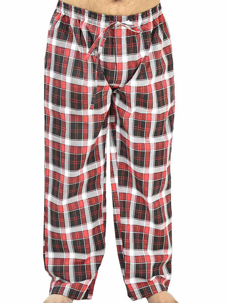 Men's Lounge Pants / Pajama Bottoms / Sleep Pants, 100% Cotton Flannel