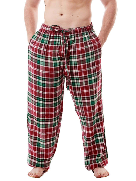 Men's Lounge Pants / Pajama Bottoms / Sleep Pants, 100% Cotton Flannel