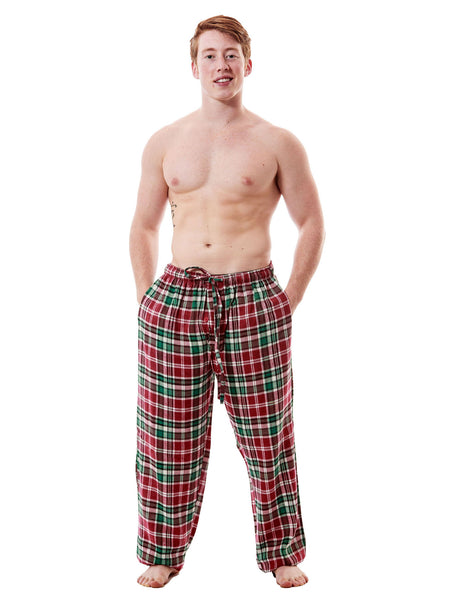 Men's Lounge Pants / Pajama Bottoms / Sleep Pants, 100% Cotton Flannel