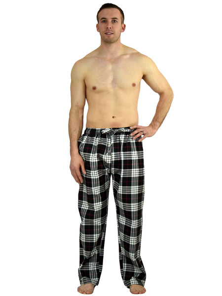 Men's Lounge Pants / Pajama Bottoms / Sleep Pants, 100% Cotton Flannel