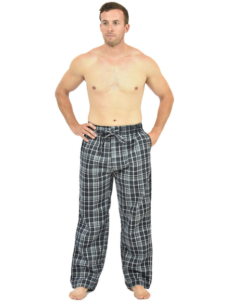 Men's Lounge Pants / Pajama Bottoms / Sleep Pants, 100% Cotton Flannel