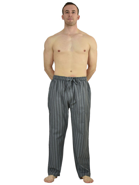 Men's Lounge Pants / Pajama Bottoms / Sleep Pants, 100% Cotton Flannel