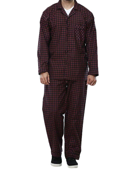 Men's Pajama Set / Pajamas / Pyjamas / PJs, Woven, Check