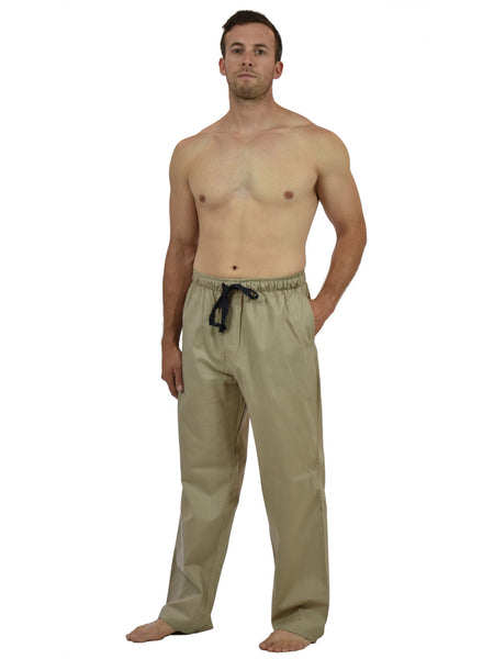 Men's Lounge Pants / Pajama Bottoms / Sleep Pants, 100% Cotton