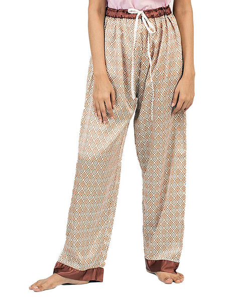 Women's Lounge Pants / Pajama Bottoms / Sleep Pants, Satin, Prints