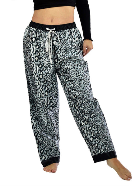 Women's Lounge Pants / Pajama Bottoms / Sleep Pants, Satin, Prints