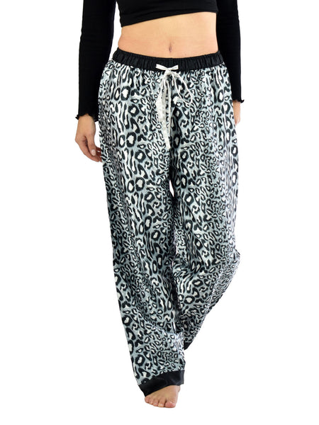 Women's Lounge Pants / Pajama Bottoms / Sleep Pants, Satin, Prints