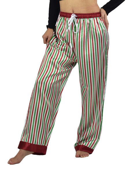 Women's Lounge Pants / Pajama Bottoms / Sleep Pants, Satin, Prints