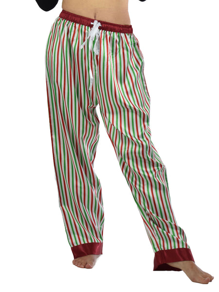 Women's Lounge Pants / Pajama Bottoms / Sleep Pants, Satin, Prints