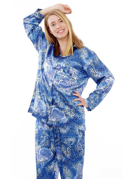 Women's Pajama Set / Pajamas / Pyjamas / PJs, Satin, Various Prints