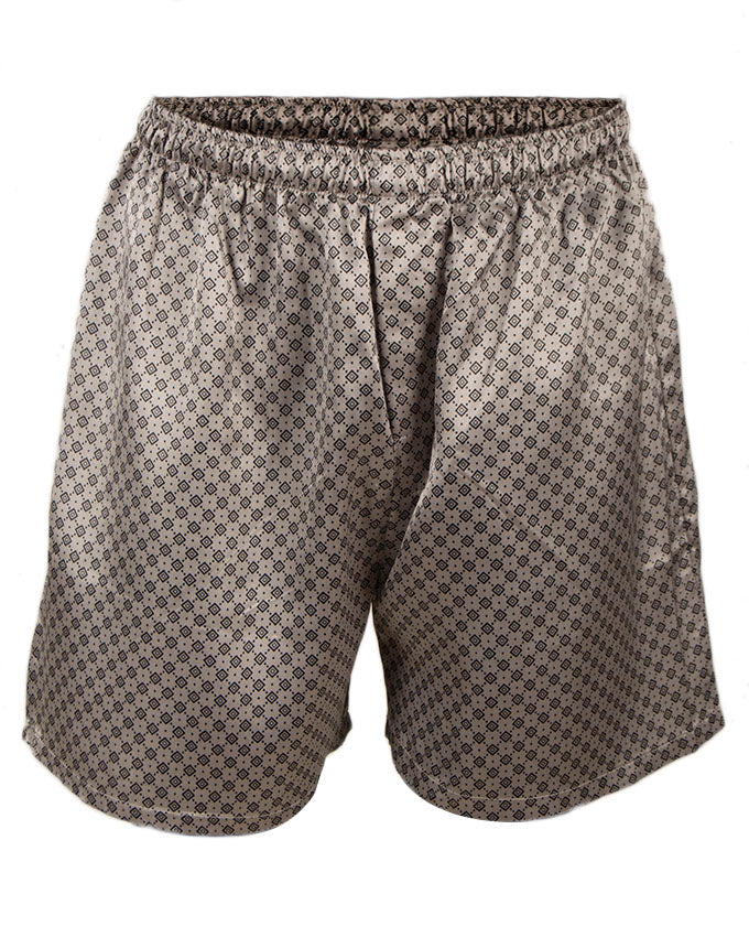 Up2date Fashion Men's Satin Boxers Shorts Combo Pack, (5-Pack)