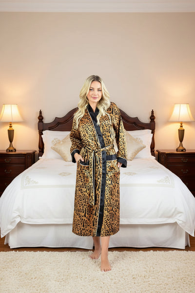 Up2date Fashion Long Satin Robes for Women with Full Sleeve Silk Bathrobe Full Length Sleepwear for Bridesmaids & Wedding Party Robes