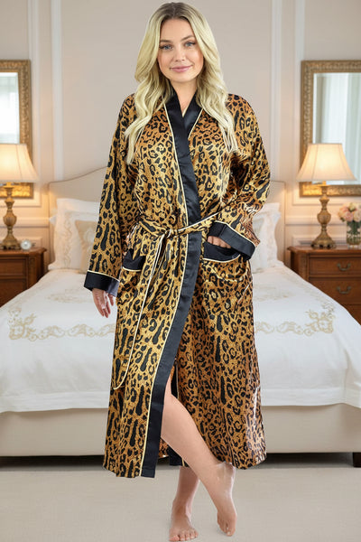 Up2date Fashion Long Satin Robes for Women with Full Sleeve Silk Bathrobe Full Length Sleepwear for Bridesmaids & Wedding Party Robes