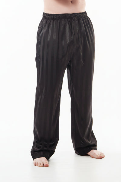 Up2date Fashion Men's Satin Silk Pajama Pant PJ Bottoms Comfy Lounge Sleep Pants with Pockets & Drawstring