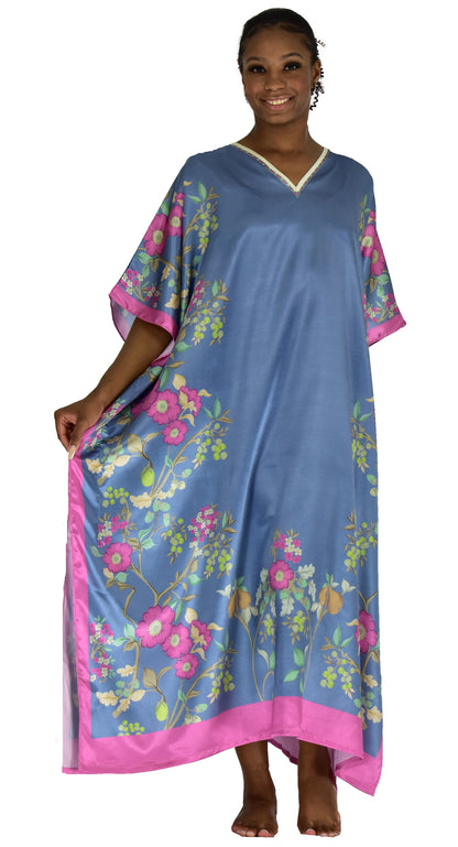 Satin Caftans Collection in Many Unique Digital Prints Choices