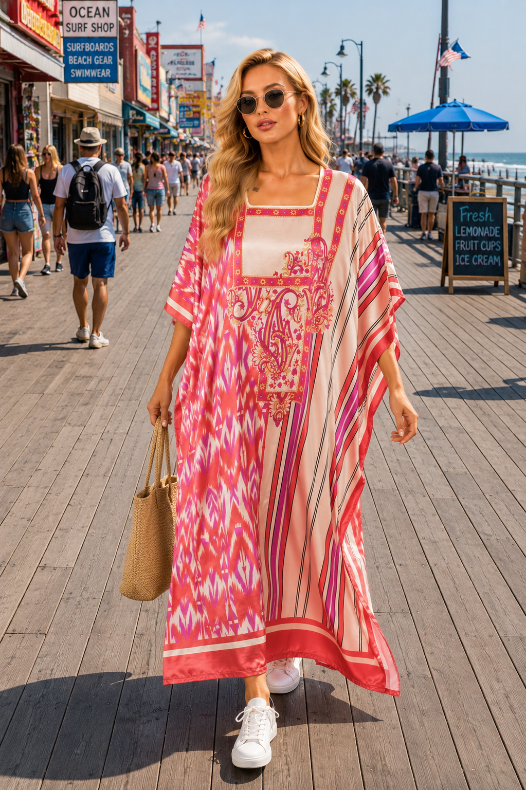 Satin Caftans Collection in Many Unique Digital Prints Choices