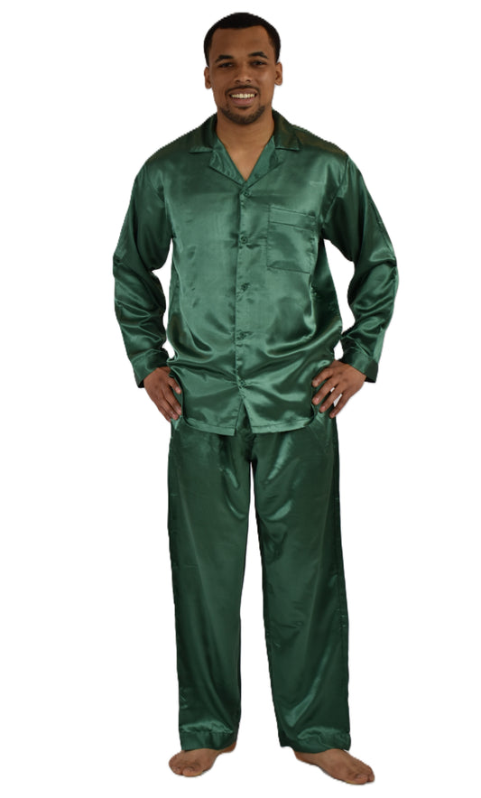 Men's Pajama Set / Pajamas / Pyjamas / PJs, Satin