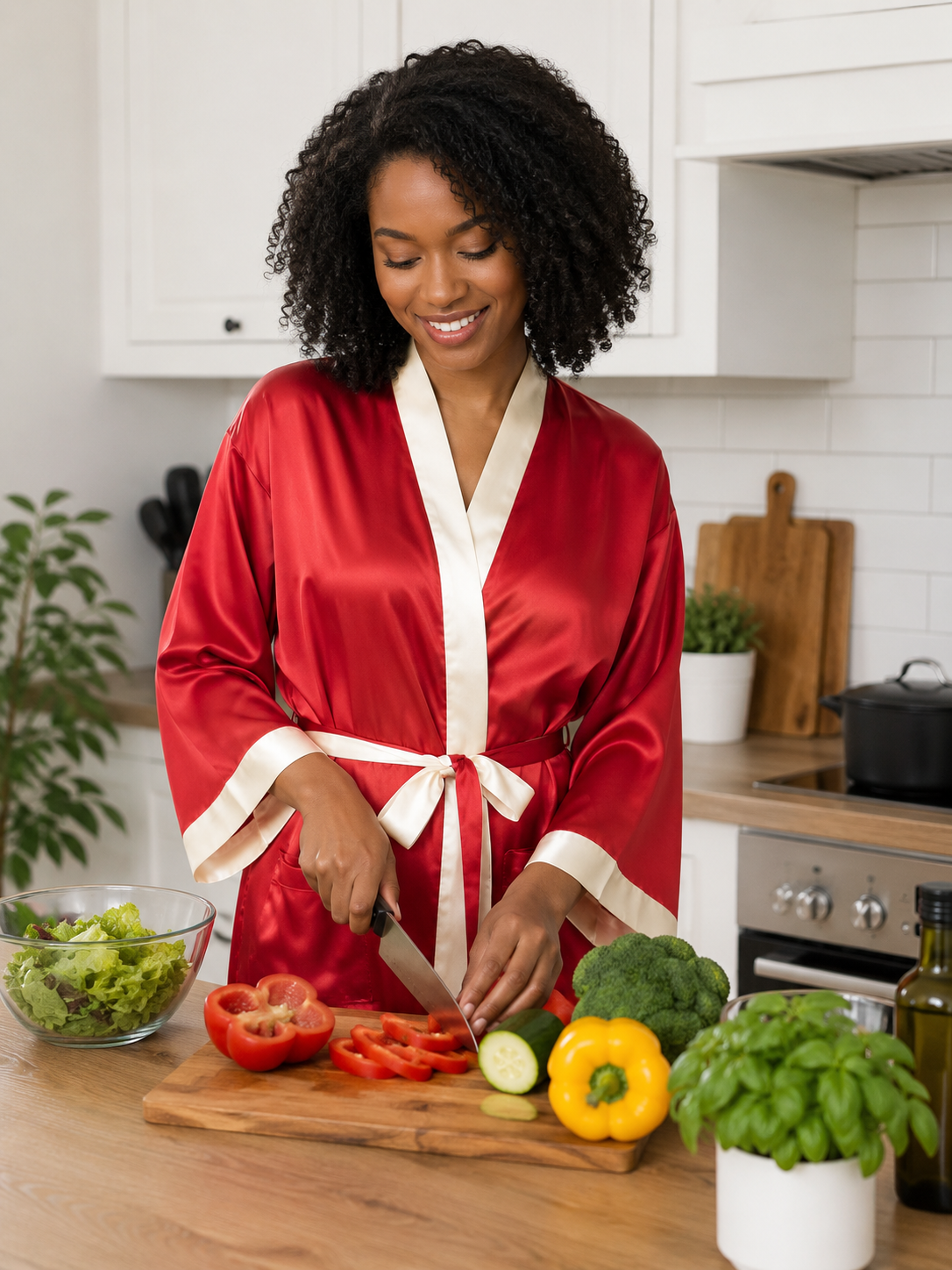 Up2date Fashion Long Satin Robes for Women Full Sleeve Silk Bathrobe Full Length Sleepwear Bridesmaids Wedding Party Robes