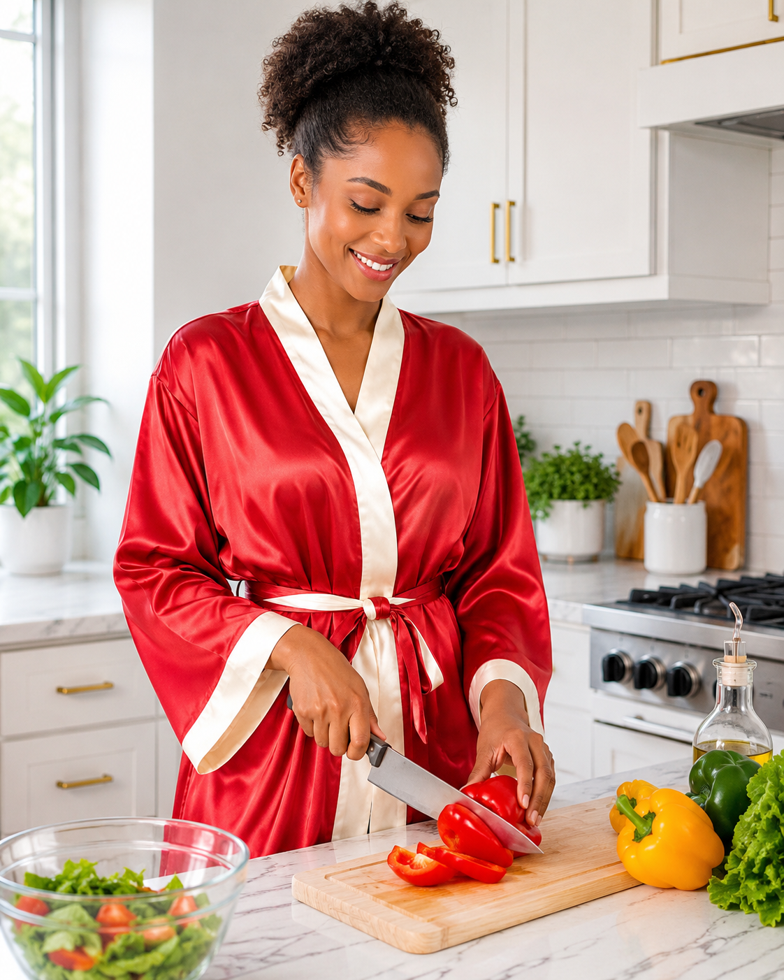 Up2date Fashion Long Satin Robes for Women Full Sleeve Silk Bathrobe Full Length Sleepwear Bridesmaids Wedding Party Robes