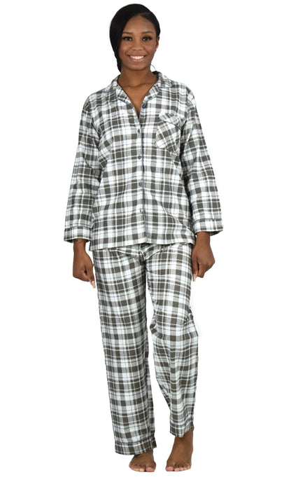 Women's Pajama Set / Pajamas / Pyjamas / PJs, 100% Cotton, Solid Colors
