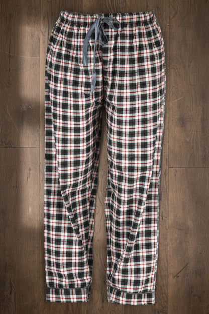 Men's Lounge Pants / Pajama Bottoms / Sleep Pants, 100% Cotton Flannel