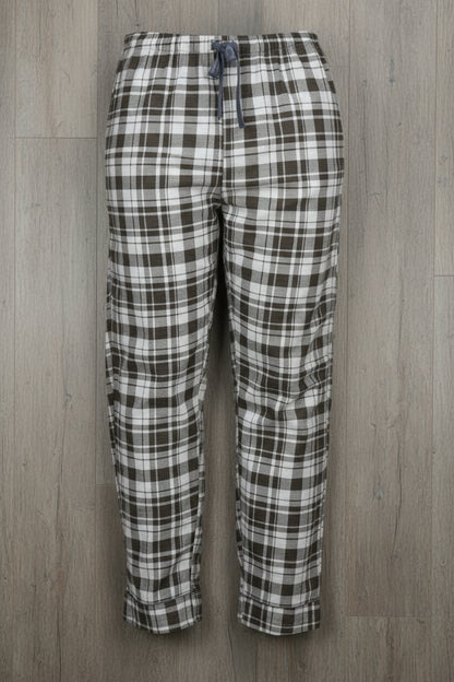Men's Lounge Pants / Pajama Bottoms / Sleep Pants, 100% Cotton Flannel