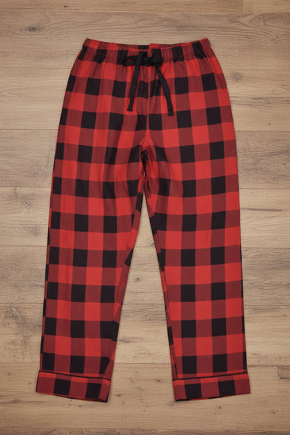 Men's Lounge Pants / Pajama Bottoms / Sleep Pants, 100% Cotton Flannel