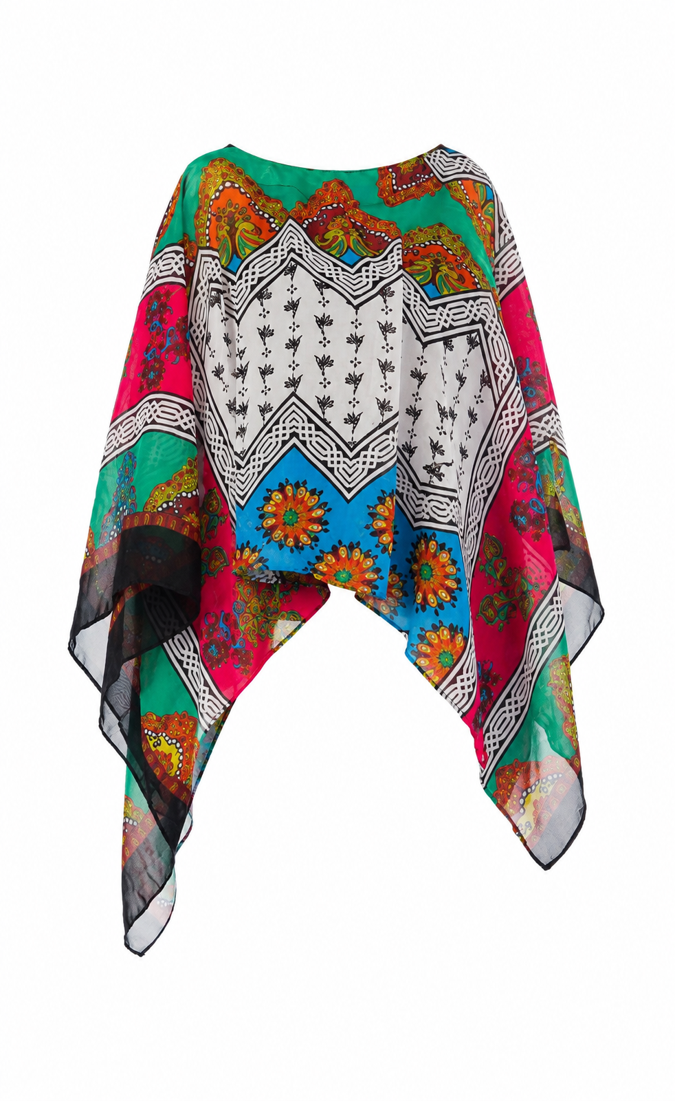 Chiffon Poncho Shawls Capelets for women Chiffon Wraps and Evening Beach Cover Up